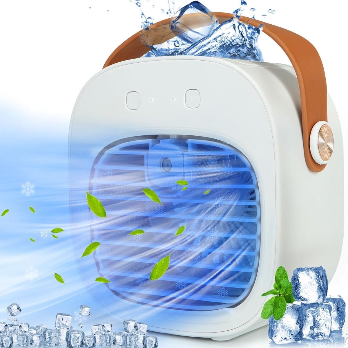 Mini climatiseur portable Canicool avec glaçons