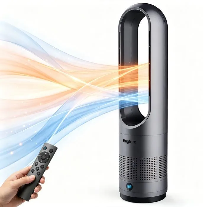 Ventilateur colonne TepidBee 40W/1400W — chaud & froid